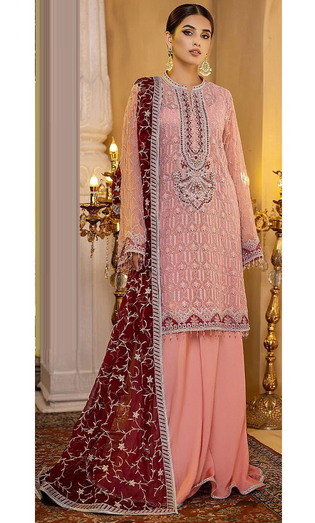 Alk Khushbu Adan Libas Vol 1 Wholesale Georgette Pakistani Suit